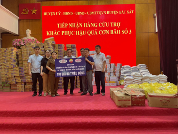  Amavac chung tay ủng hộ đồng bào vùng bão lũ 